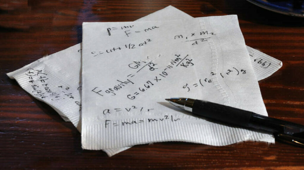 George Goshua Essay | Napkin math can change the world